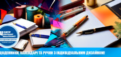 Ваш Бренд у Кожному Дні: Щоденники, Календарі та Ручки з Індивідуальним Дизайном!